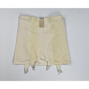 Vintage Bestform Open Bottom Girdle 5572 With Garter Clips Size 36